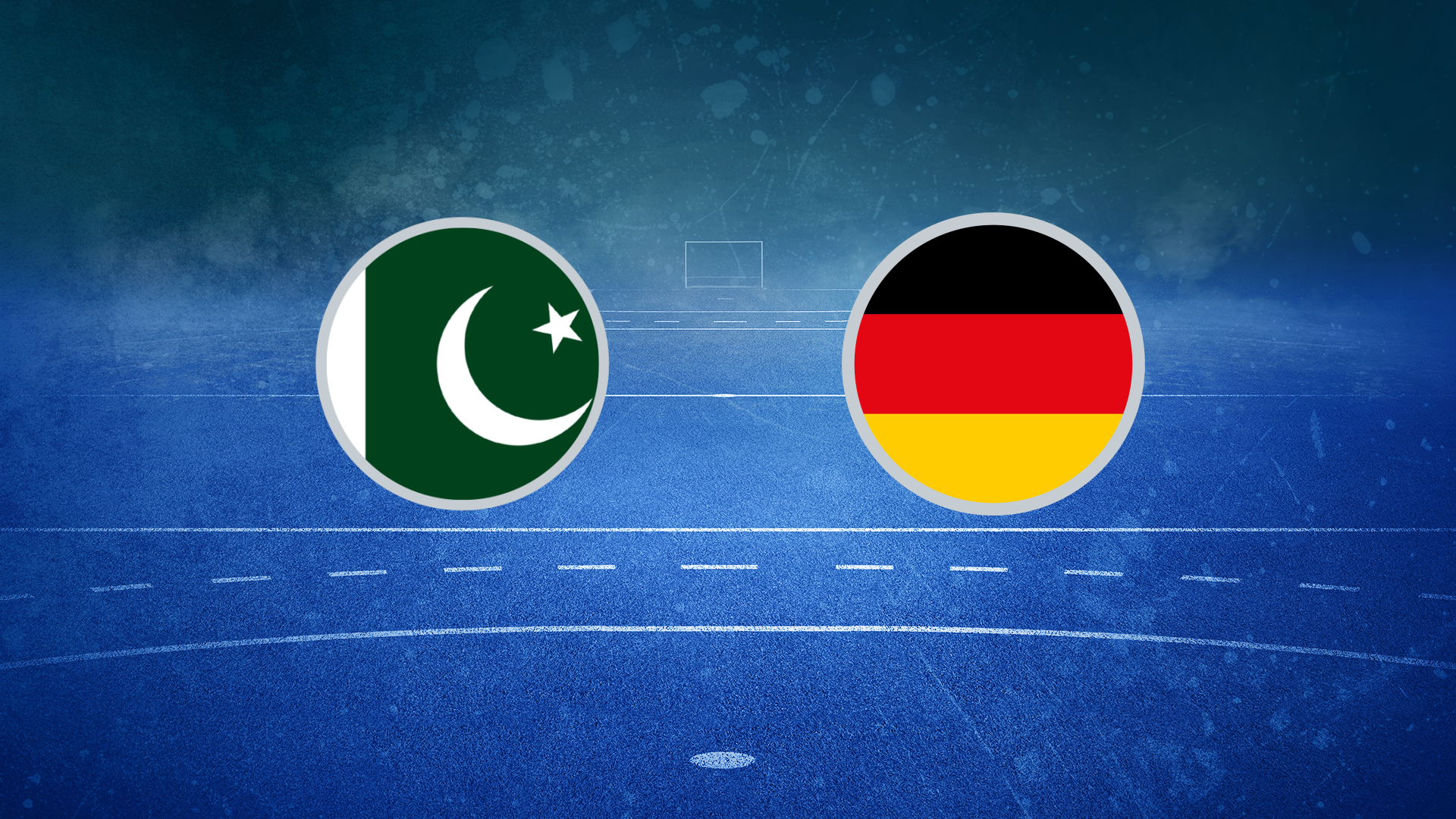 Die Flagge von Pakistan und Deutschland